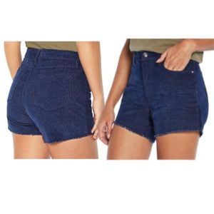 GAP Medieval Dark Blue Corduroy Shorts Size 16